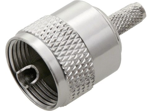 1099# Wtyk cb (uhf/uc1) zaciskany rg58+tulejkarg58+tulejka