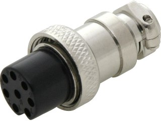 24-764# Wtyk cb mikrofonowy 8pin na kabel