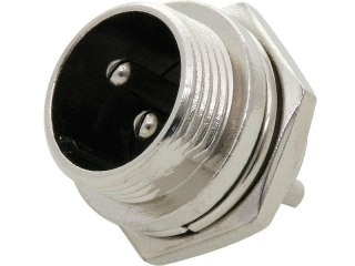 24-766# Gniazdo cb mikrofonowe 2pin do obudowy