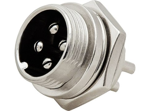 24-768# Gniazdo cb mikrofonowe 4pin do obudowy
