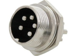 24-769# Gniazdo cb mikrofonowe 5pin do obudowy