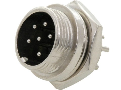 24-770# Gniazdo cb mikrofonowe 6pin do obudowy