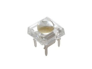 2473# Dioda led 5mm ( super flux biała )