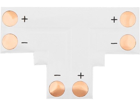 4868# Konektor do taśm led typu "t" 10mm 2pin
