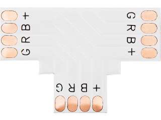 4878# Konektor do taśm led typu "t" 10mm rgb