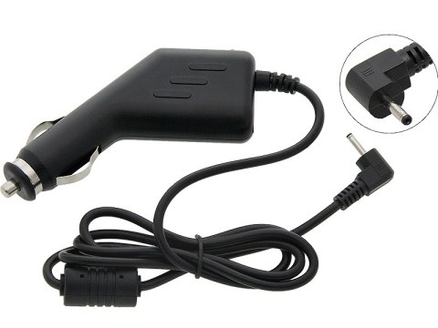 78-474# Ładowarka samochodowa wtyk kątowy dc 0,7/2,5mm 5v/1,5a