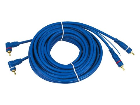 8676# Przyłącze 2xrca 6mm 5m złote kątowe + sterownik