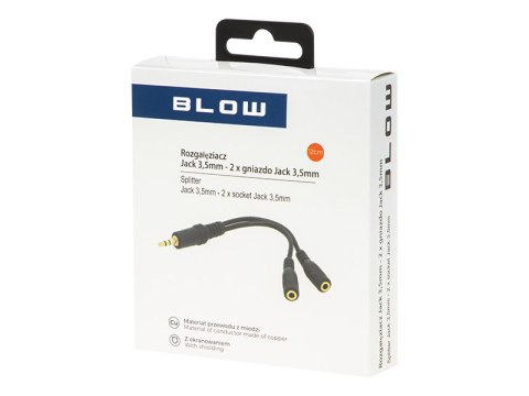 91-212# Rozgałęźnik jack:wt3,5-2gn3,5st.z kablem hq