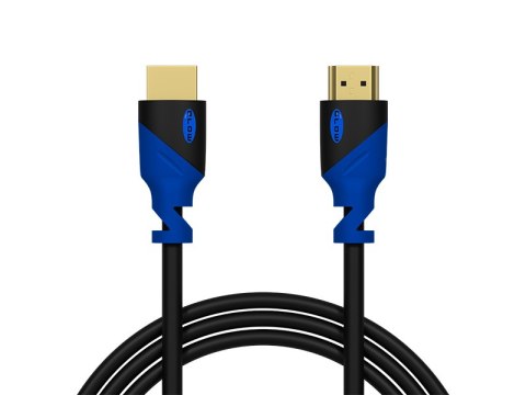 92-638# Przyłącze hdmi-hdmi blue proste 3m 4k