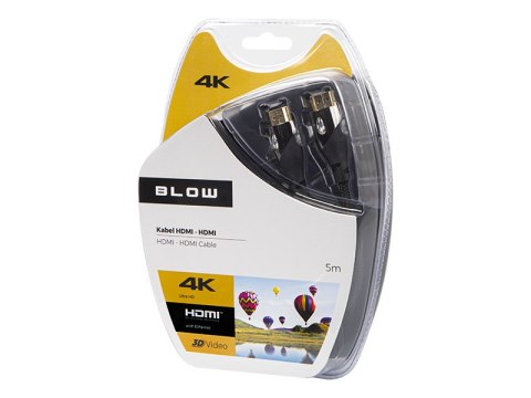 92-642# Przyłącze hdmi-hdmi premium 5m black 4k 2.0