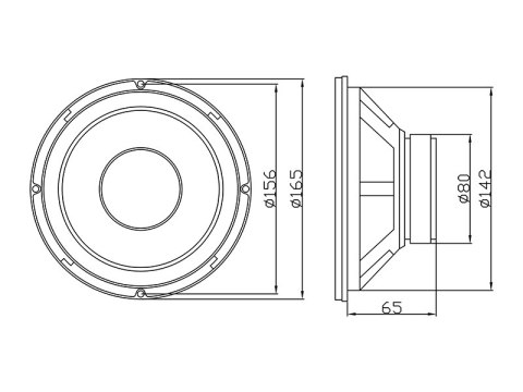 30-551# Głośnik blow b-165 8ohm