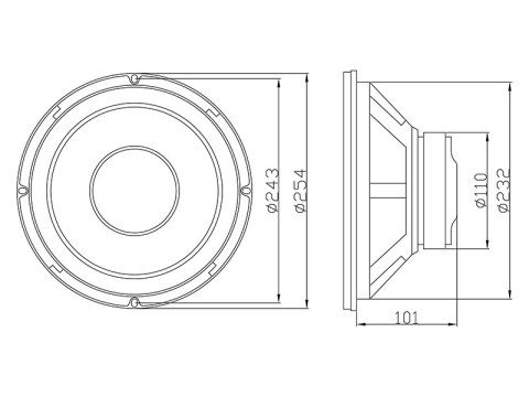 30-553# Głośnik blow b-250 8ohm