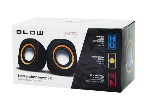 66-375# Głośniki komputerowe 2.0 ms-24