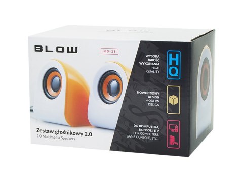 66-376# Głośniki komputerowe 2.0 ms-25"