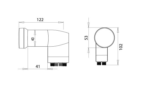 77-206# Konwerter sat digisat quad ds4
