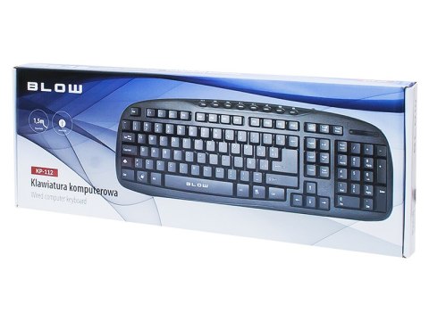 84-204# Klawiatura blow kp-112 usb czarna