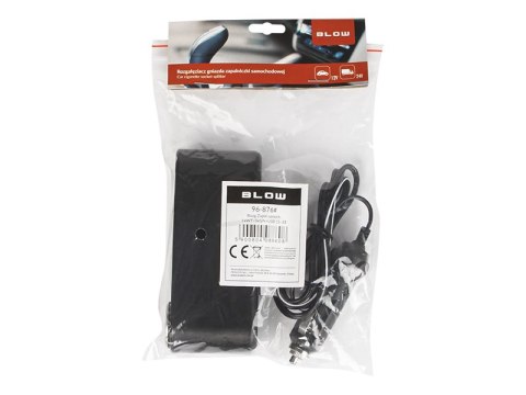 96-876# Rozgałęźnik zapalniczki samochodowej 1xwtyk/3xgniazdo+usb cs-33 kabel"