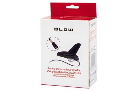 22-683# Antena samochodowa shark vw group raku ii 0,2m - am/fm