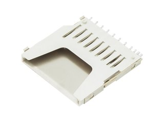 2298# Gniazdo karty sd montażowe na płytkę białe