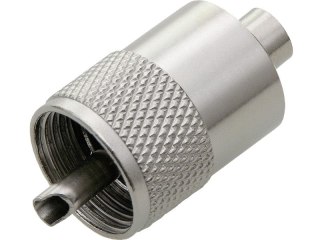 3044# Wtyk cb (uhf/uc1) zaciskany rg59+tulejkarg59+tulejka`