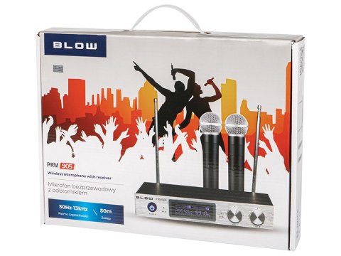 33-004# Mikrofon prm905 blow - bezprzewodowy - 2 mikrofony"