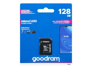 66-279# Karta microsdxc 128gb+adapter sd cl10 goodram uhs-i