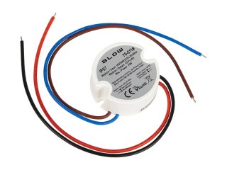 70-611# Zasilacz impulsowy dopuszkowy 12v/1,25a 15w plast