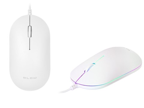 84-043# Mysz optyczna blow mp-60 usb biała