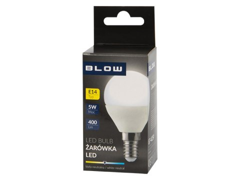 87-405# Żarówka led e14 g45 eco 5w b.neutralna