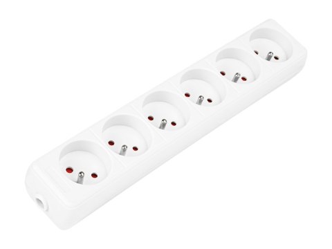 98-103# Gniazdo gn-670 pr 6gniazd z uziemieniem