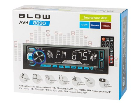 78-281# Radio blow avh-8890 rds app rgb mp3/usb/micro sd/bluetooth
