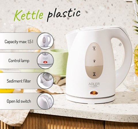 AD 1207 Czajnik plastikowy 1,5 l
