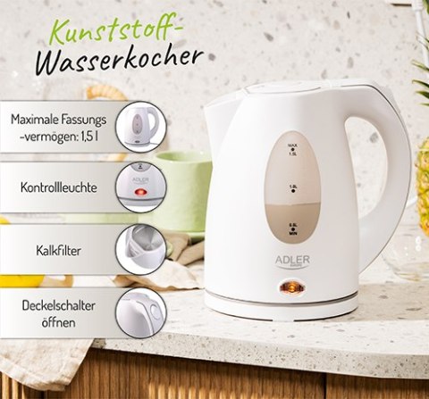 AD 1207 Czajnik plastikowy 1,5 l