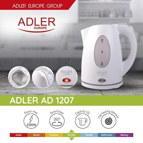 AD 1207 Czajnik plastikowy 1,5 l