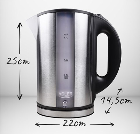 AD 1216 Czajnik metalowy 1,7 l