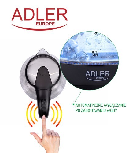 AD 1224 Czajnik szklany 1,5 l