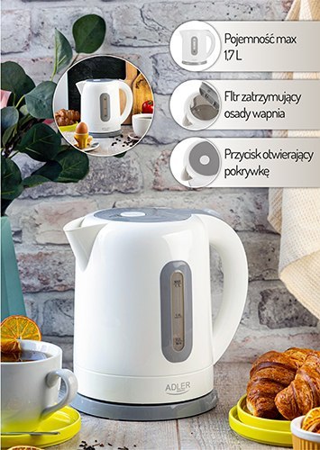 AD 1234 Czajnik plastikowy 1,7 l