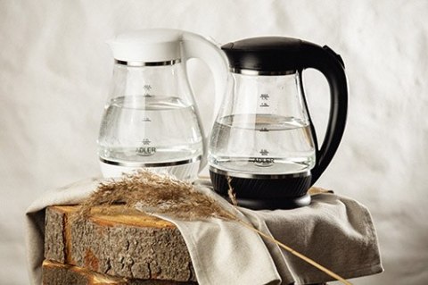 AD 1274 black Czajnik szklany 1,7l