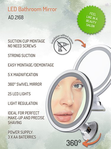 AD 2168 Lusterko led łazienkowe