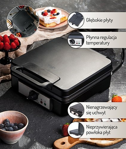 AD 3049 Gofrownica 1800w