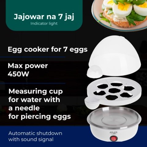 AD 4459 Jajowar na 7 jaj