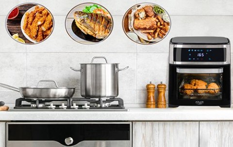 AD 6309 Frytkownica beztłuszczowa - piekarnik 8 w 1 - 13 litrów