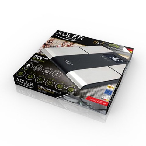 AD 8165 Waga łazienkowa z analizatorem - 225kg