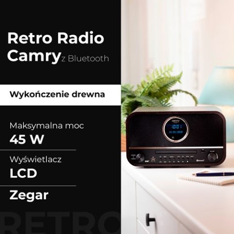 CR 1182 Retro radio z bluetooth