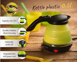 CR 1265 Czajnik silikonowy 0,5 l - turystyczny