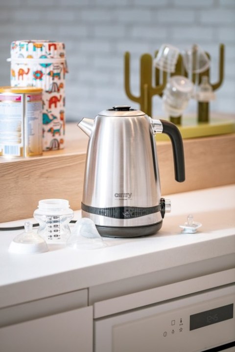 CR 1291 Czajnik metalowy 1,7l z lcd & regulacja temp.