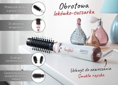 CR 2021 Obrotowa lokówko-suszarka - 1200w - 38mm, 50mm