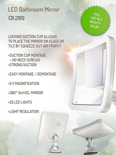 CR 2169 Lusterko led łazienkowe