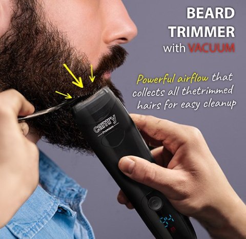 CR 2833 Podciśnieniowy trymer do brody