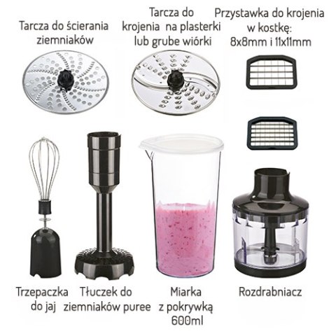 CR 4623 Blender ręczny zestaw 1600w